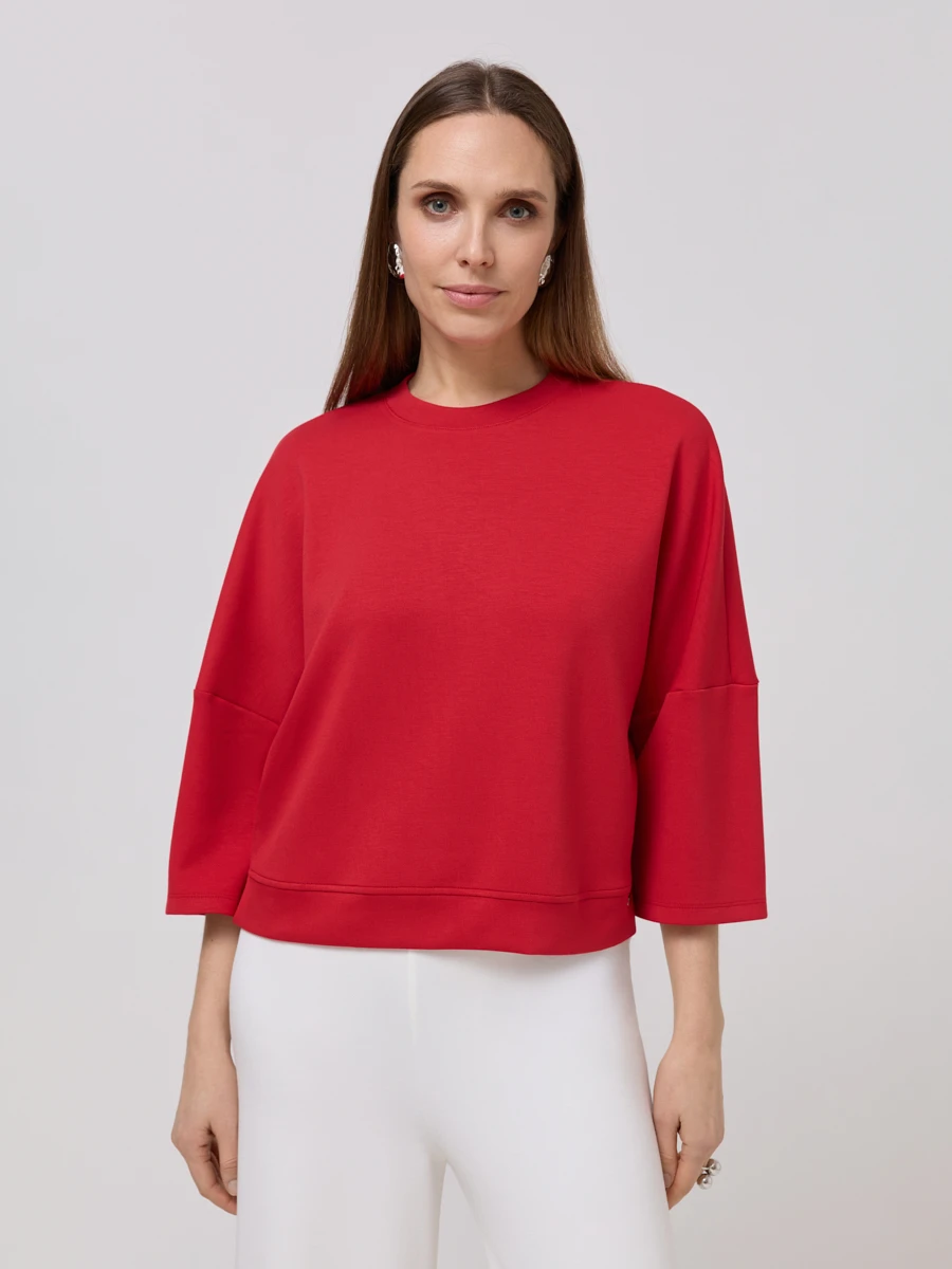 Лонгслив свободного кроя Лонгслив свободного кроя