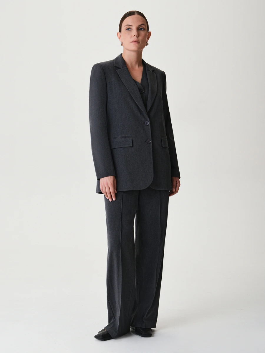 Однобортный oversize жакет Однобортный oversize жакет