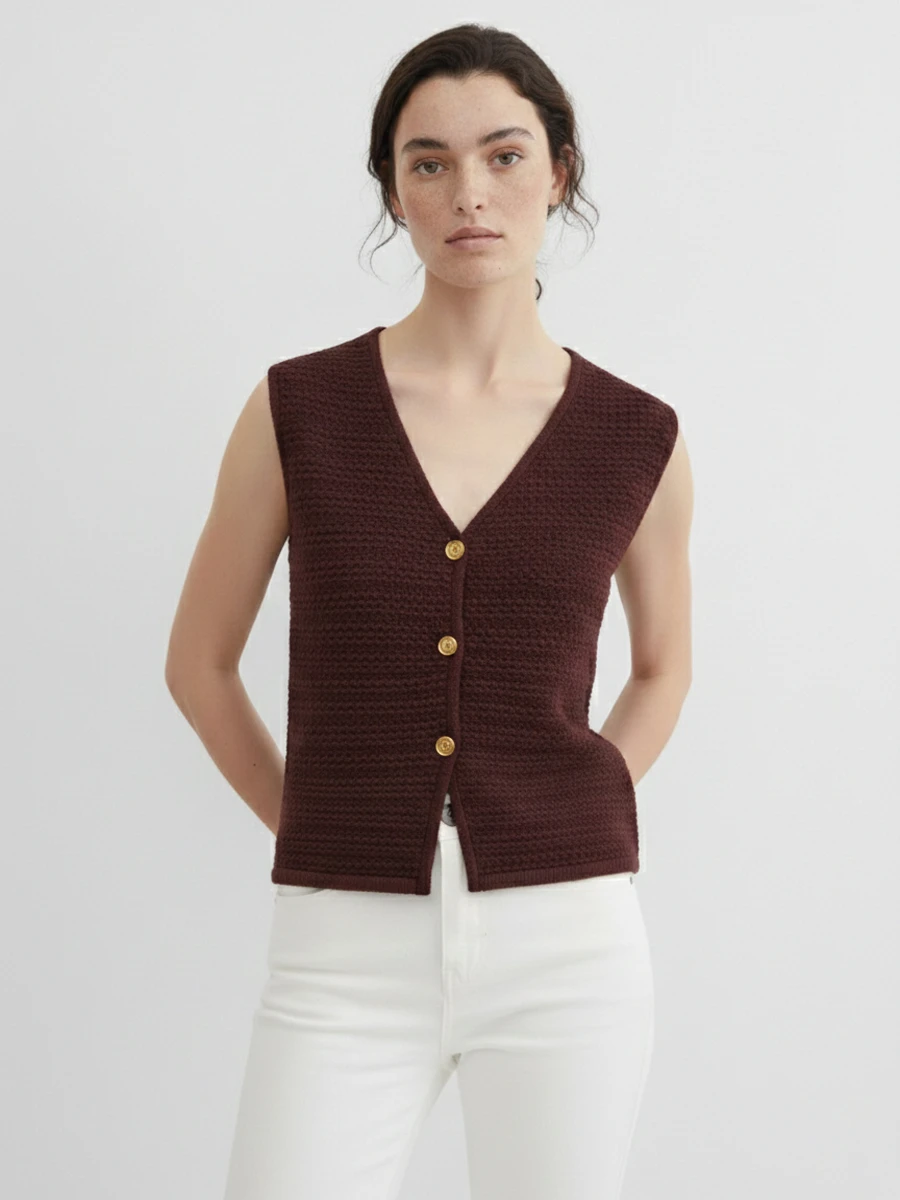 71.028.6403.072.7 Жилет вязаный