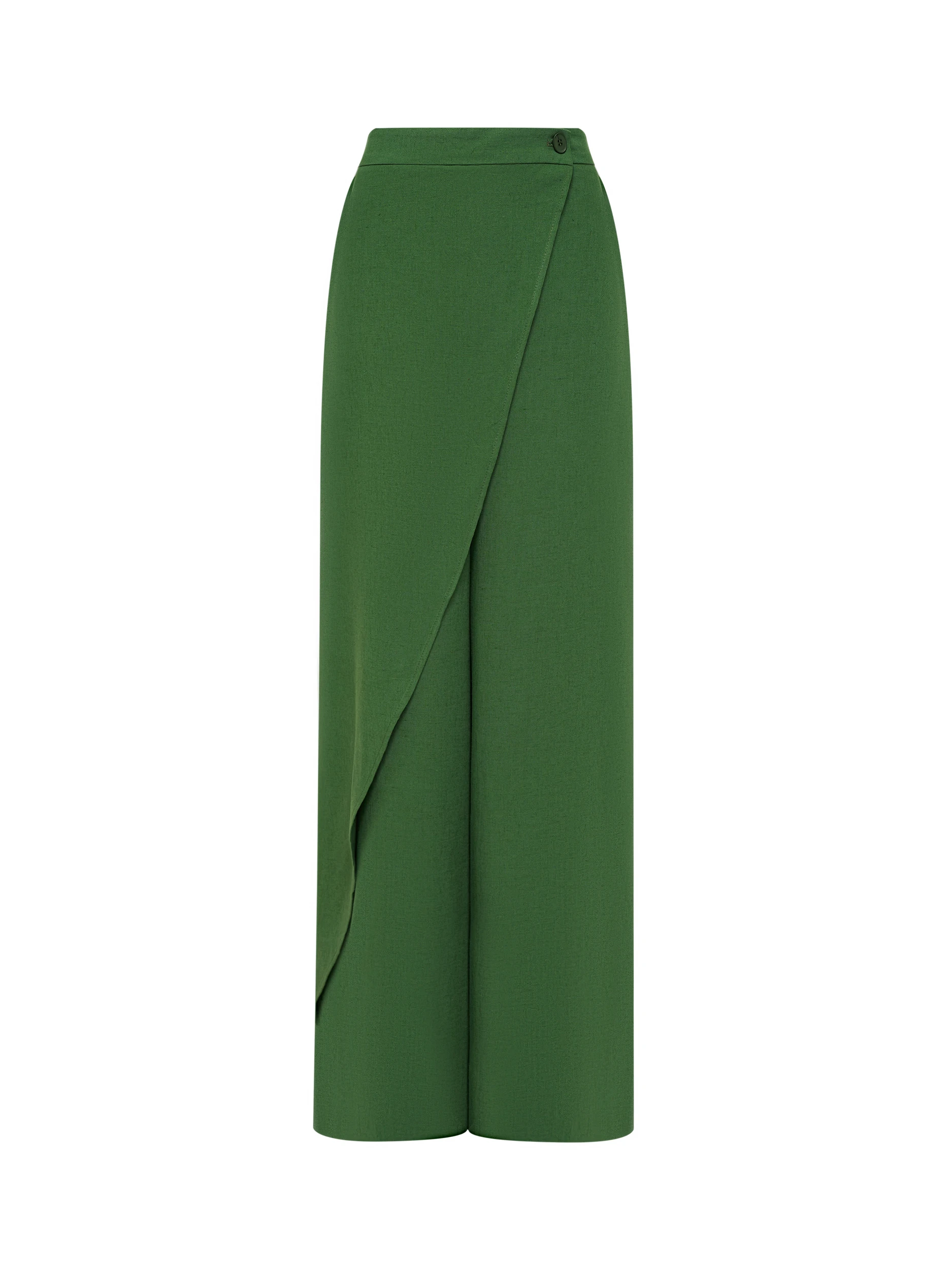 Брюки с запахом