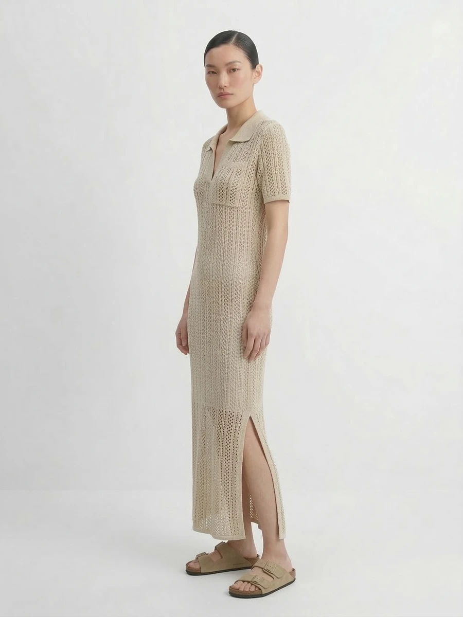 Платье вязаное трикотажное