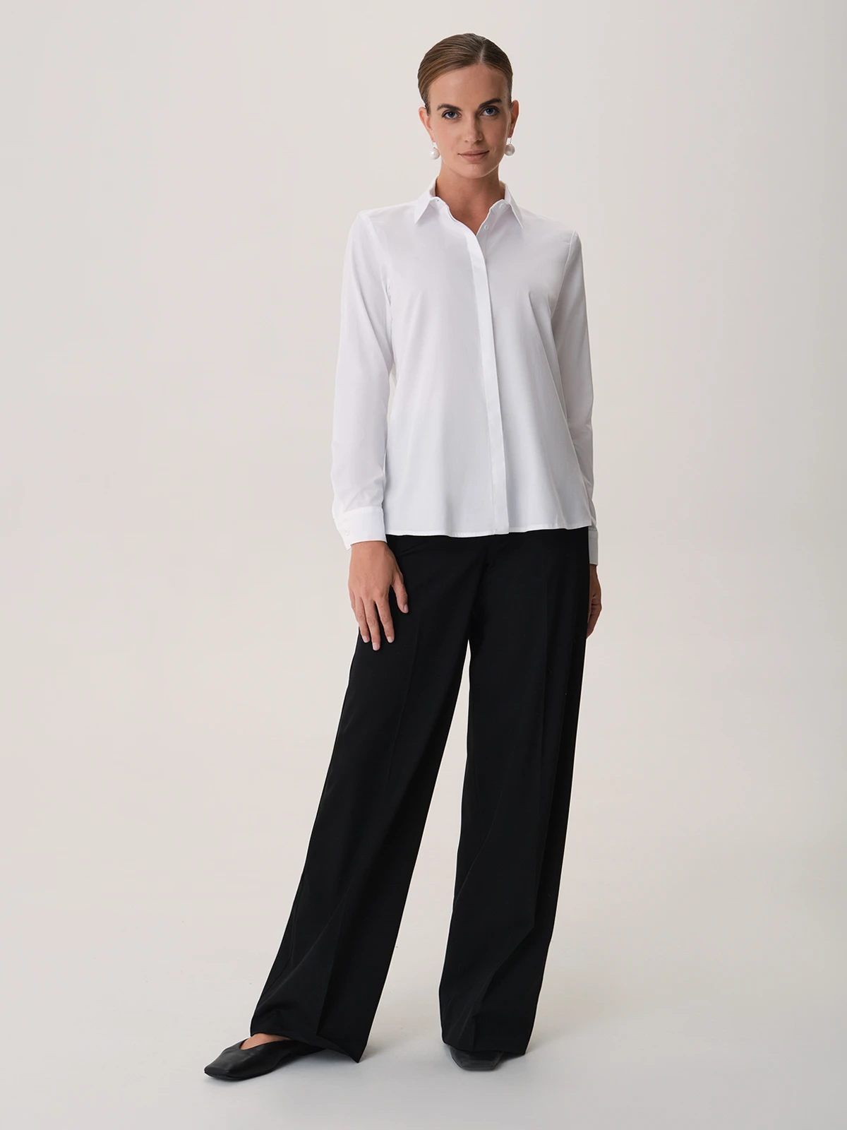 Свободная прямая рубашка