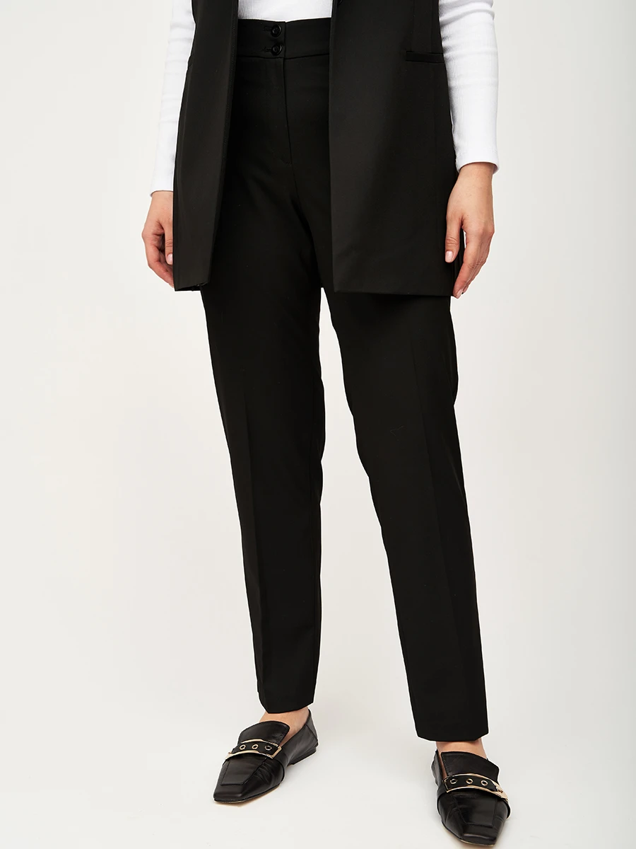 Эластичные брюки со стрелками