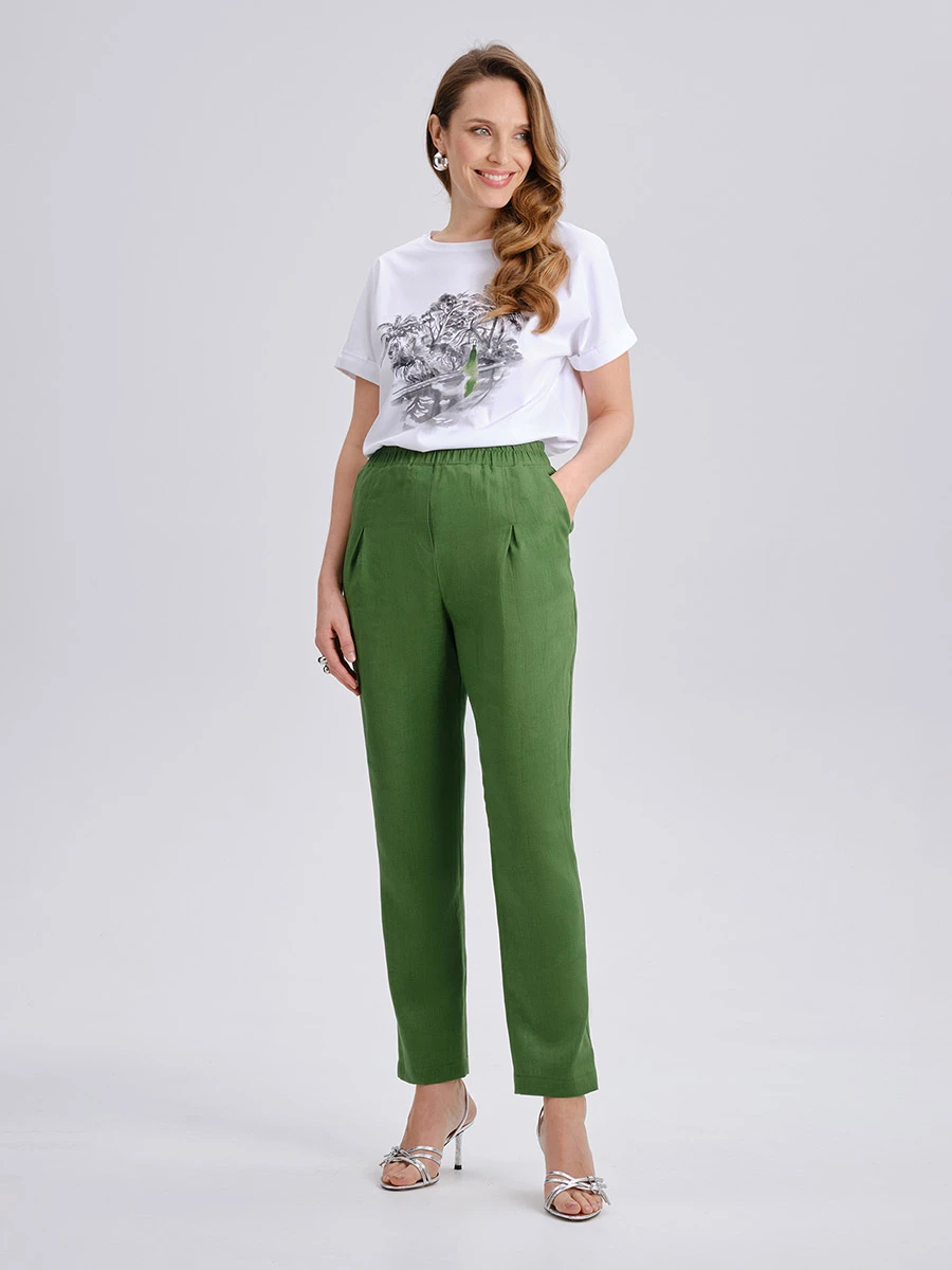 Брюки укороченные