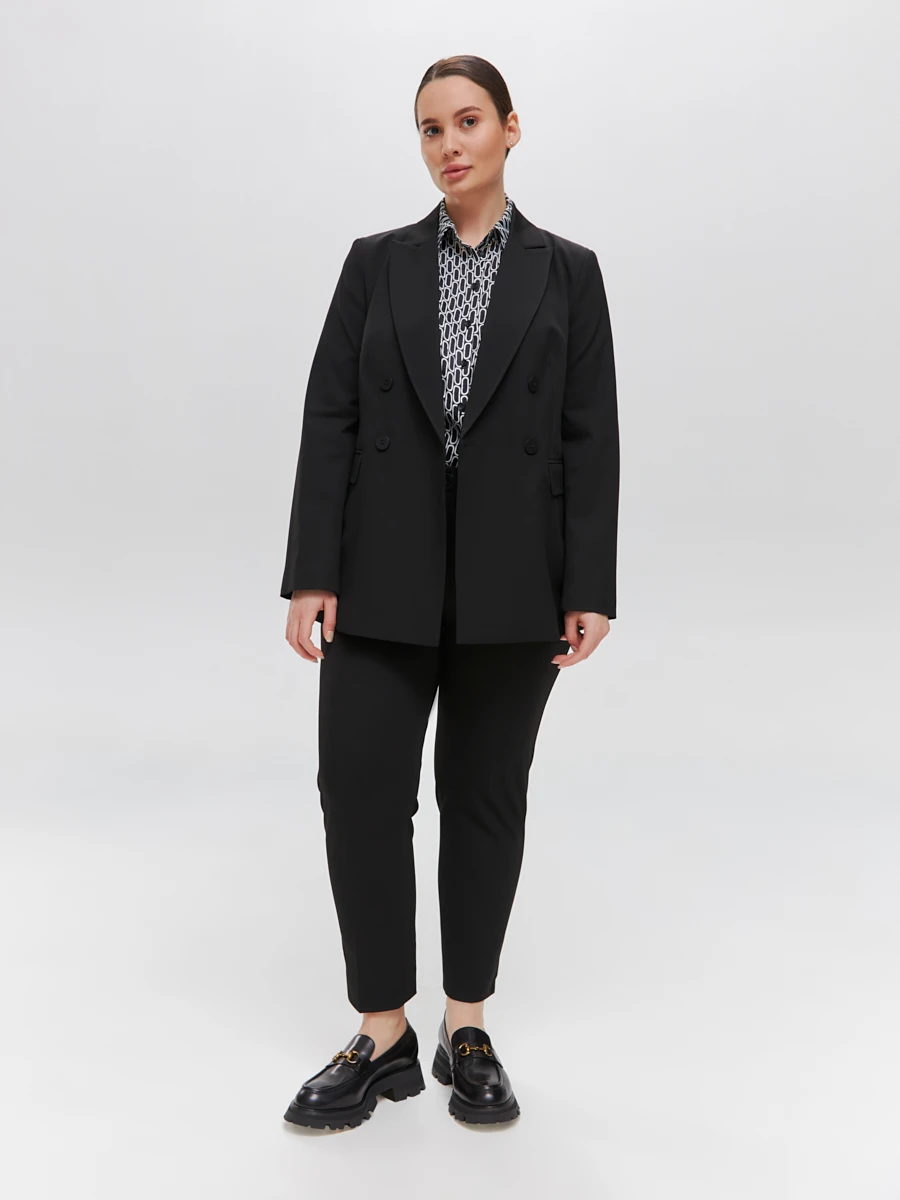 Укороченные брюки со стрелками