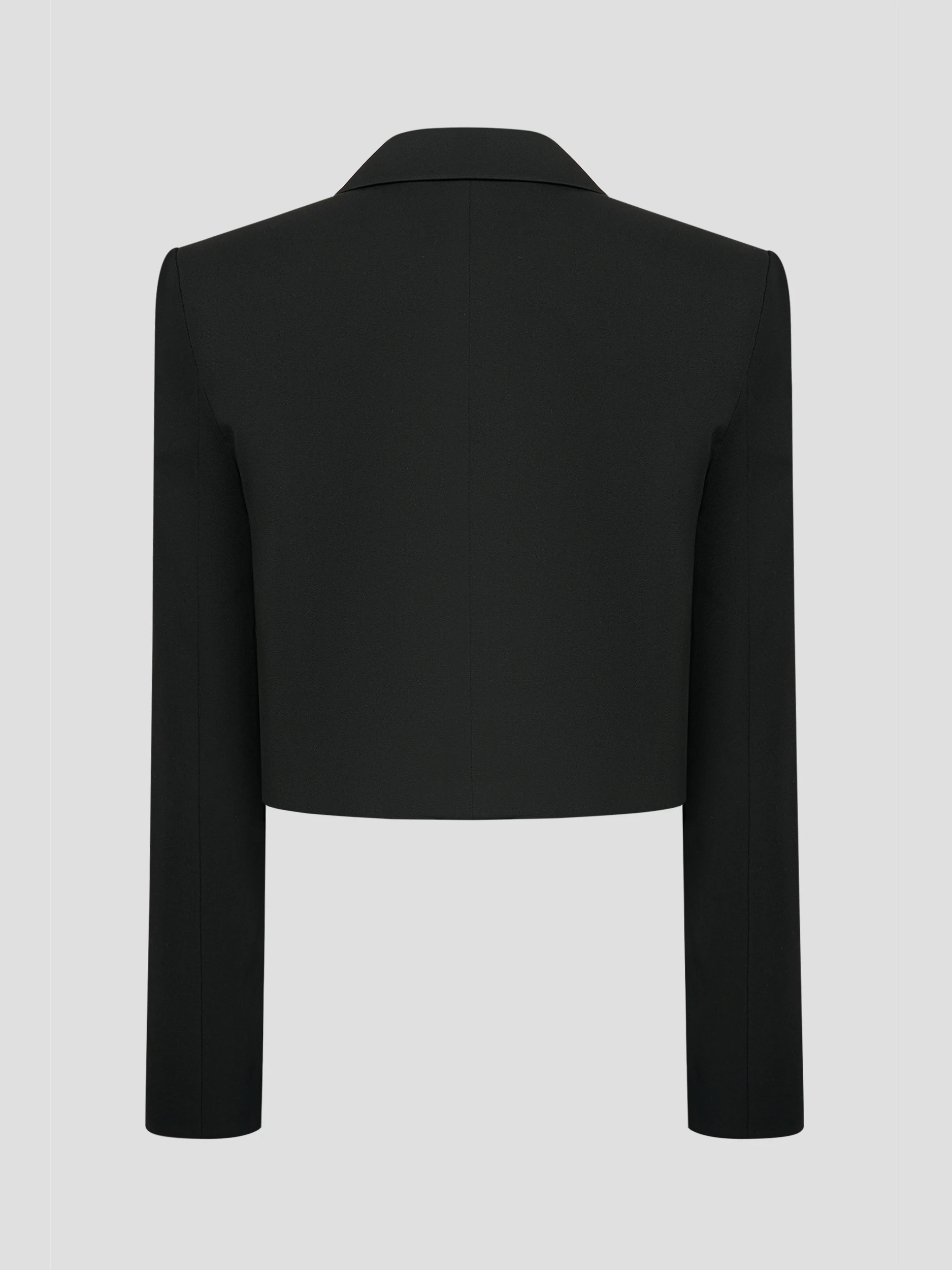 Жакет двубортный укороченный