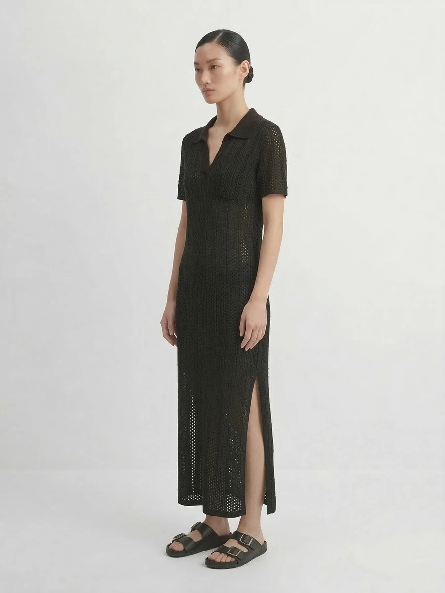 Платье вязаное трикотажное