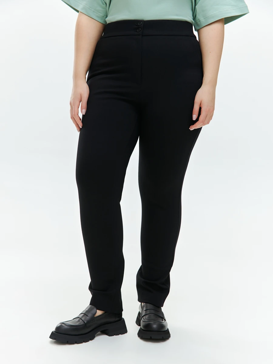 Трикотажные брюки с резинкой