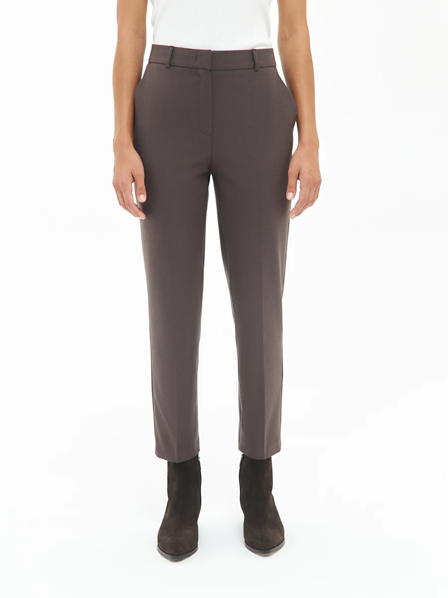 Укороченные брюки со стрелками