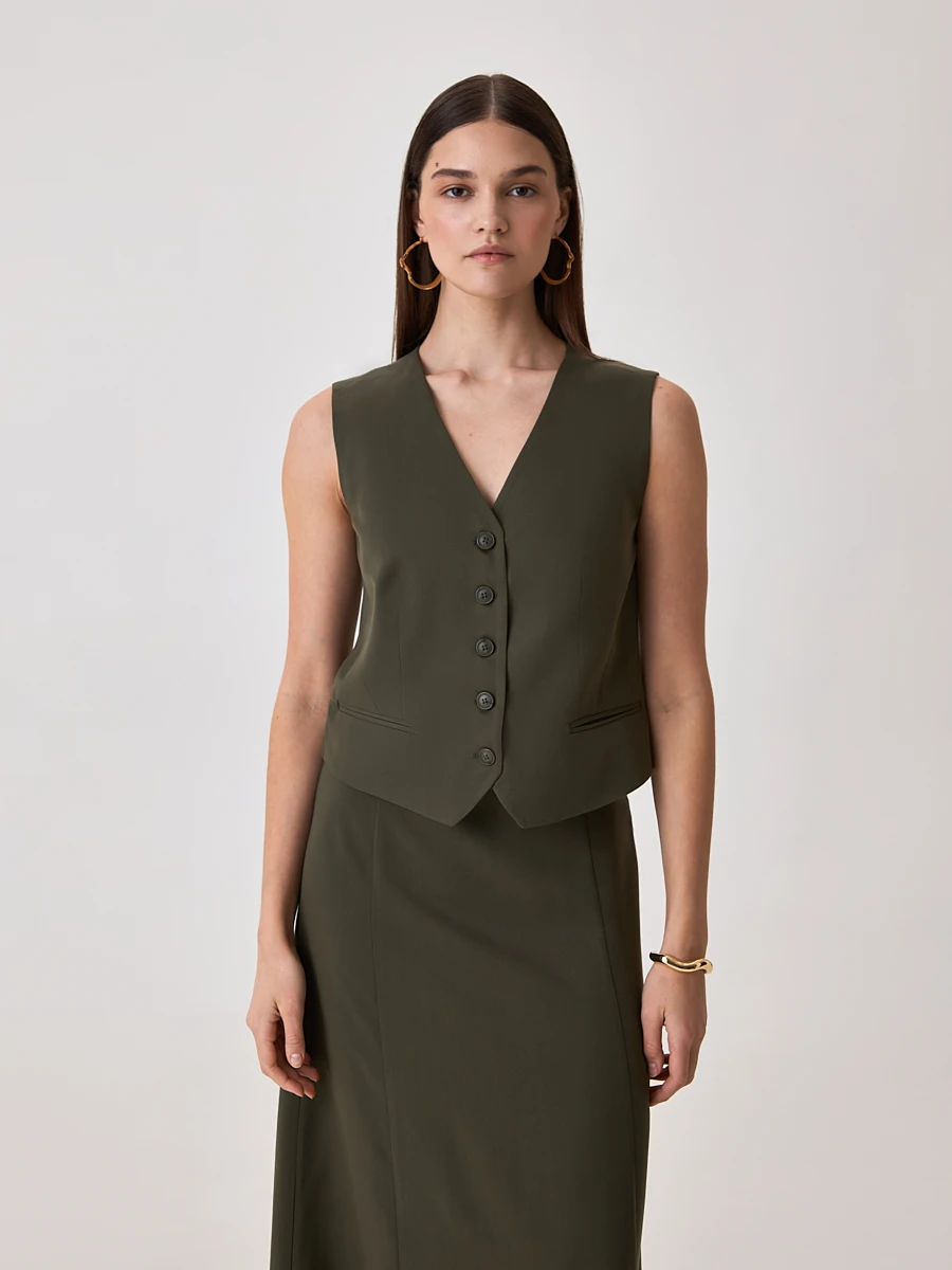 Укороченный жилет