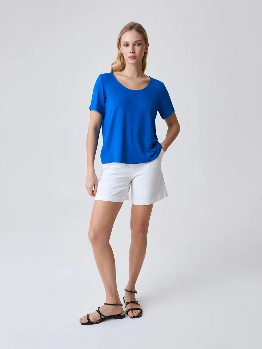 Свободная трикотажная футболка