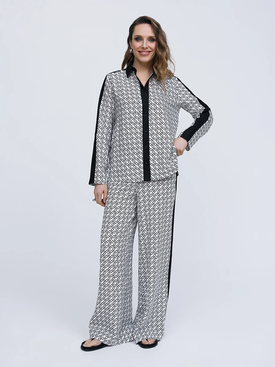 Рубашка принтованная