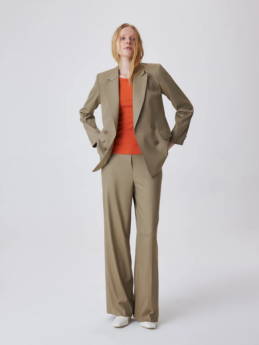 Двубортный oversize жакет