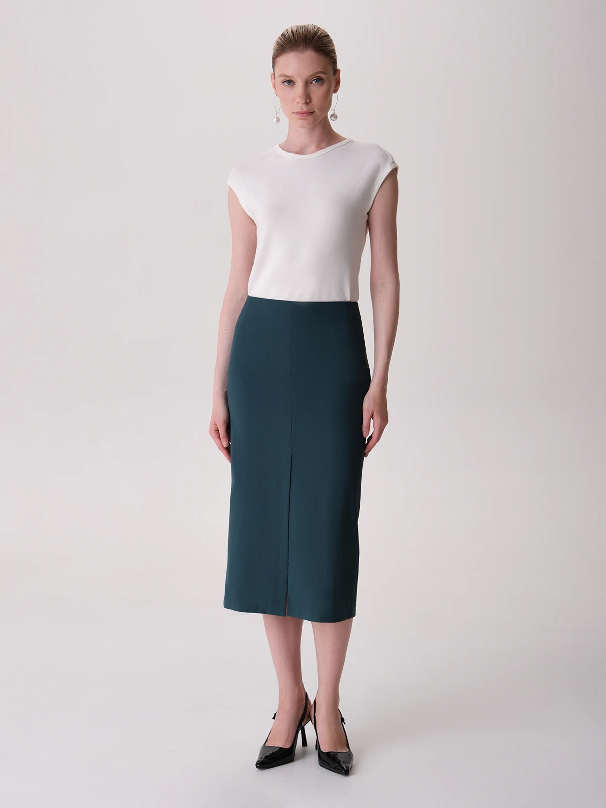 Юбка-карандаш с разрезом