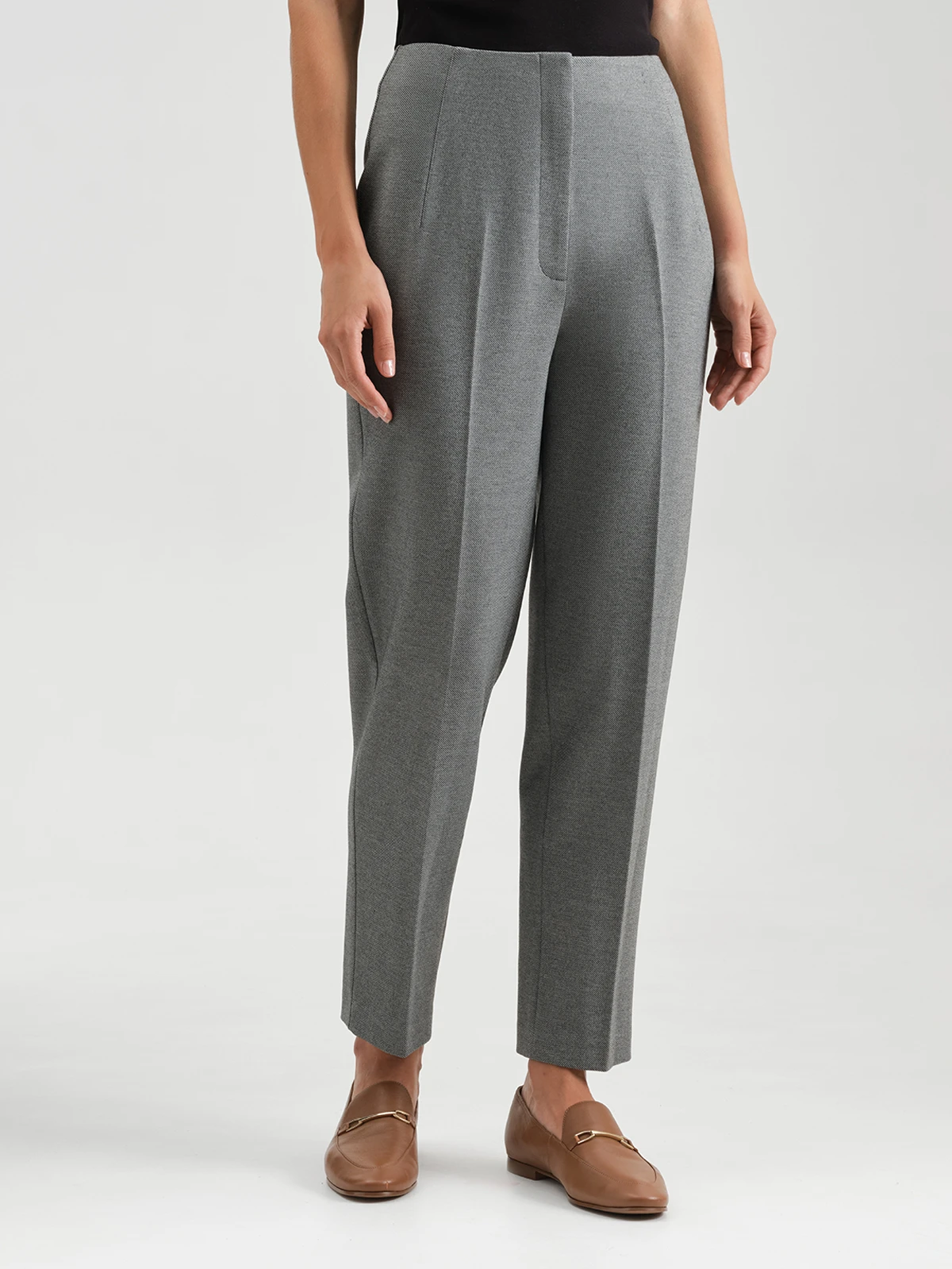 Укороченные брюки со стрелками