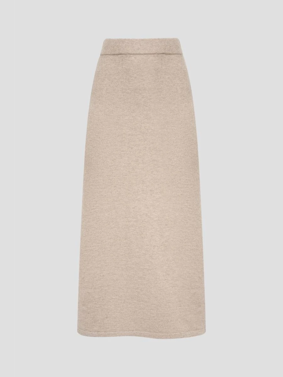 Юбка вязаная трикотажная